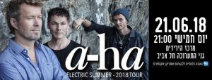 כרטיסים a-ha - Electric Summer Tour 2018