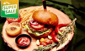 ארוחת המבורגר ובירה מסעדת בוגרשוב 28